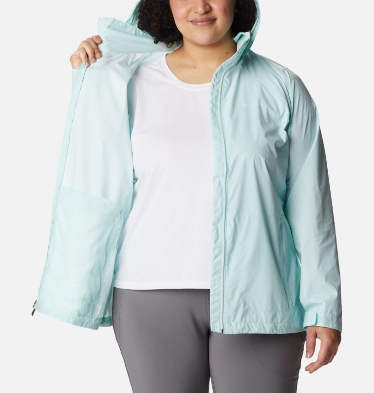 Jacheta Columbia Switchback III Dama Turcoaz | Plus Size DLQ8Z9MSA